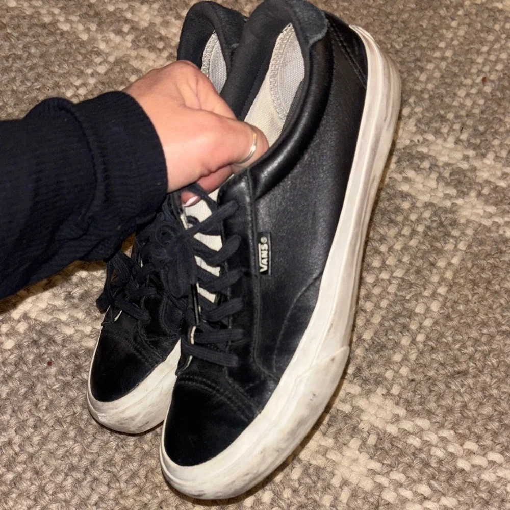 Vans Classic Black and White Sneakers